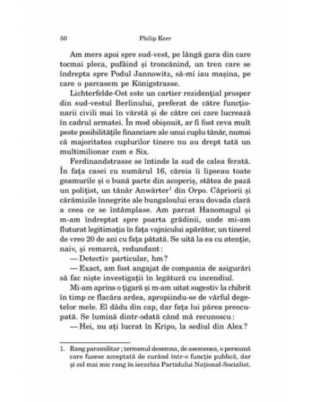 Berlin Noir I. Toporași de martie