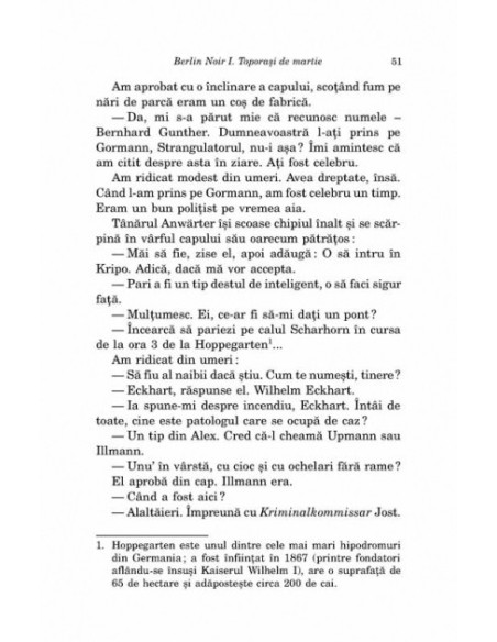 Berlin Noir I. Toporași de martie