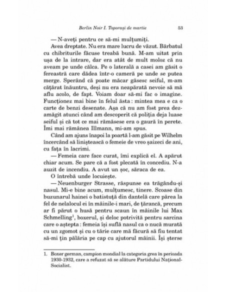 Berlin Noir I. Toporași de martie