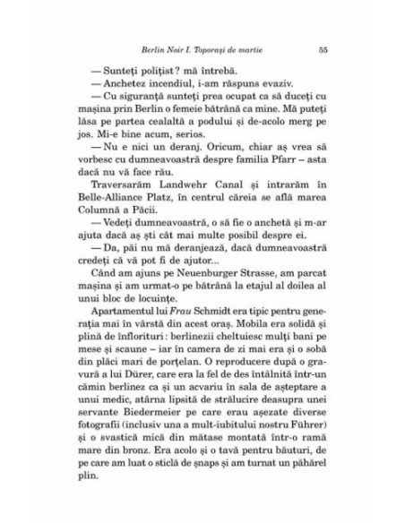 Berlin Noir I. Toporași de martie