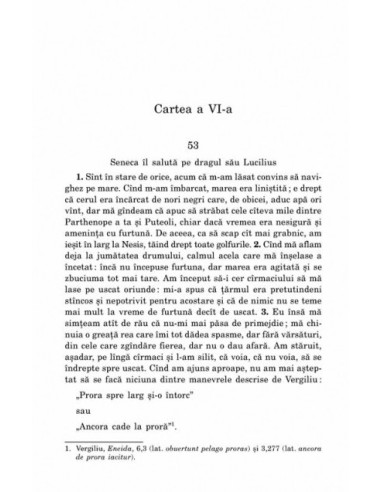 Epistole către Lucilius. Vol. I...