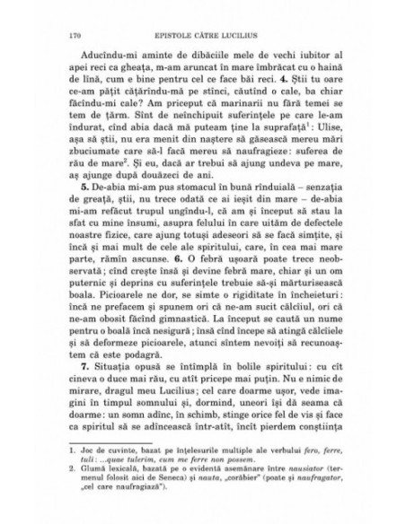 Epistole către Lucilius. Vol. I (cărțile I-X)