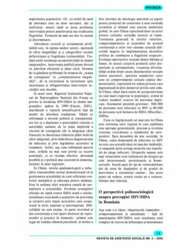 Revista de Asistență Socială. Nr. 4/2006 Revista de Asistență Socială. Nr. 4/2006