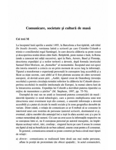 Introducere în sistemul mass-media Introducere în sistemul mass-media