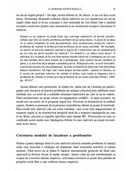 Guvernarea bunurilor comune. Evoluția instituțiilor pentru acțiunea colectivă