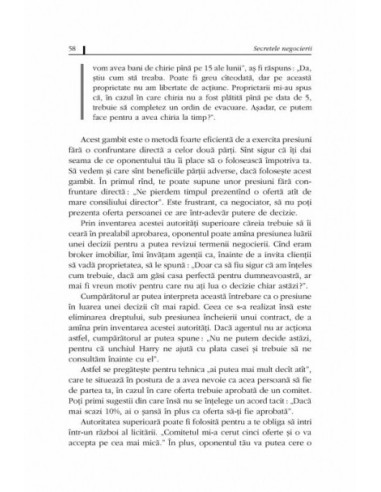 Secretele negocierii. Arta de a... Secretele negocierii. Arta de a...