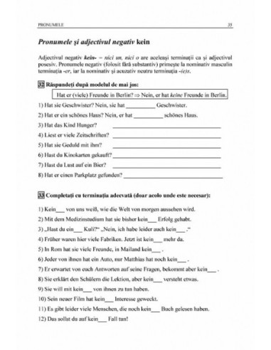 Limba germană. Exerciţii de gramatică... Limba germană. Exerciţii de gramatică...