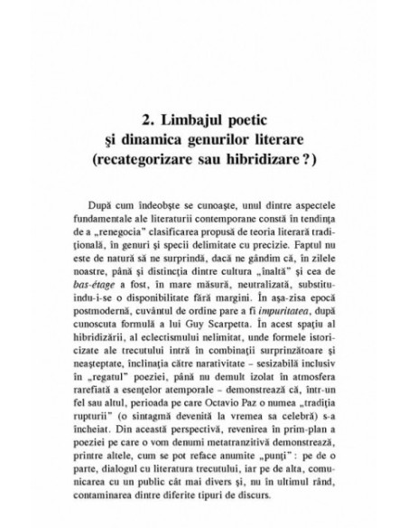 Labirintul de oglinzi. Repere pentru o poetică a metatranzitivităţii