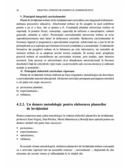 Didactica știintelor juridice și administrative