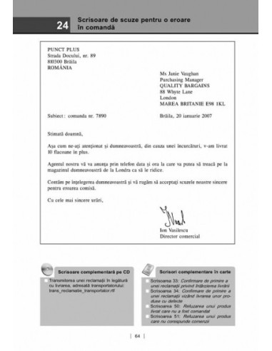 Modele de scrisori profesionale în...