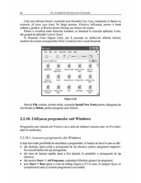 PC. Elemente de bază și utilizare