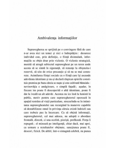 Scena supravegheată. De la...