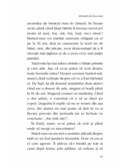 Aberații de bun-simț