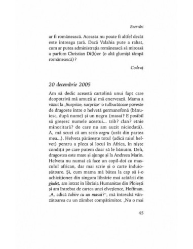 Enervări sau despre bucuria de a trăi...