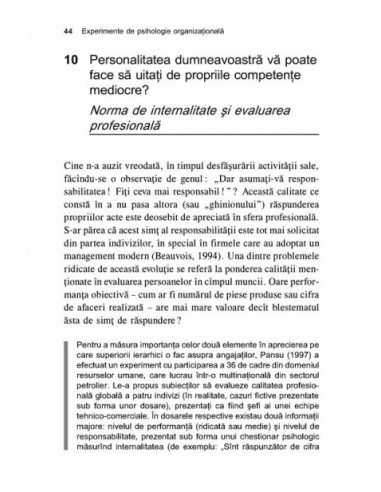 Experimente de psihologie... Experimente de psihologie...