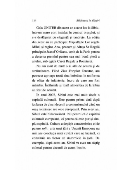 Biblioteca în flăcări