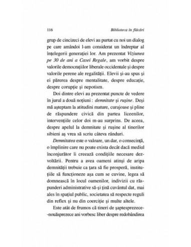 Biblioteca în flăcări