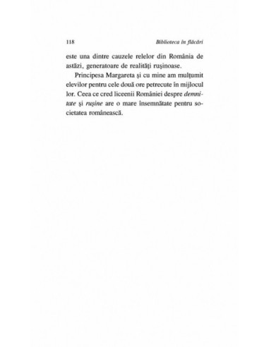 Biblioteca în flăcări