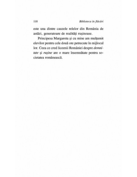 Biblioteca în flăcări