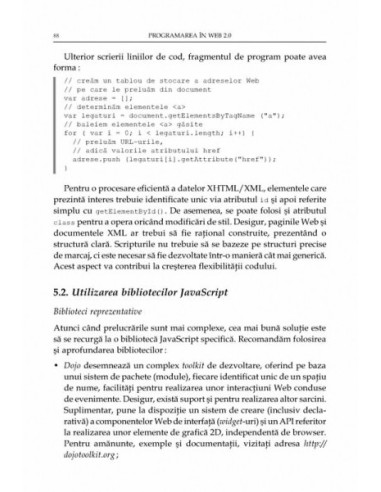 Programarea în Web 2.0 Programarea în Web 2.0