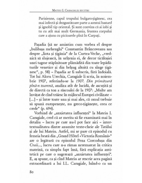 Mateiu I. Caragiale: recitiri