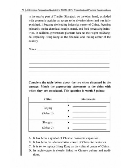 Manual de pregătire pentru examenul TOEFL (iBT)