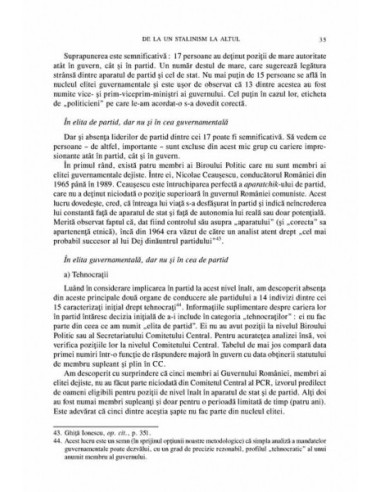 Elite comuniste înainte și dupa 1989.  Elite comuniste înainte și dupa 1989.