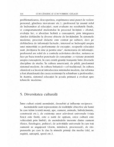 Cum gîndesc și cum vorbesc ceilalți....