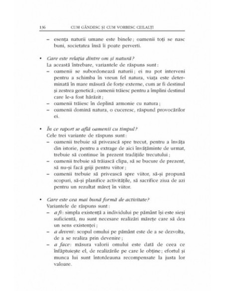 Cum gîndesc și cum vorbesc ceilalți. Prin labirintul culturilor