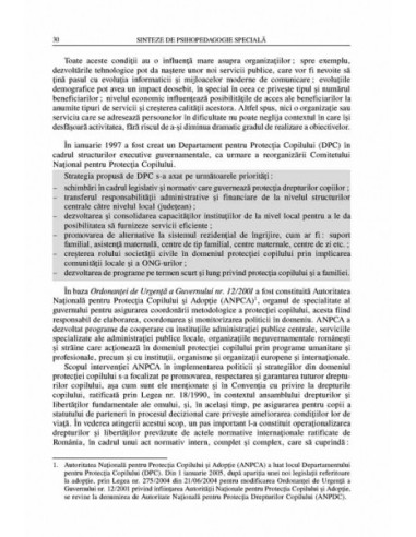 Sinteze de psihopedagogie specială