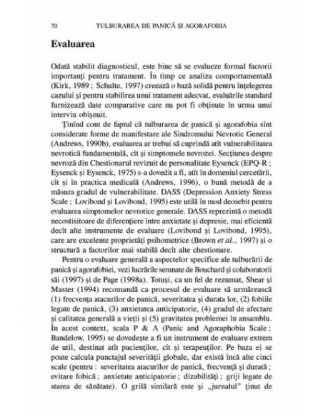 Psihoterapia tulburărilor anxioase. Ghid practic pentru terapeuți și pacienți