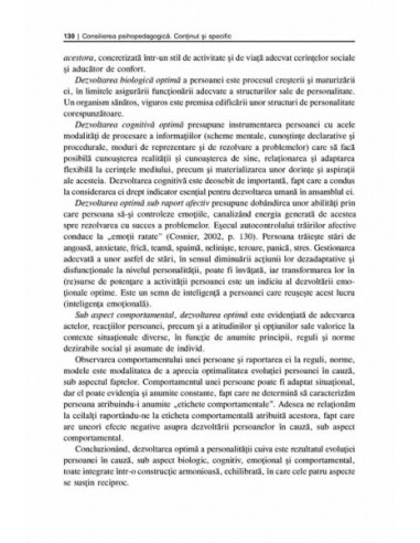 Consiliere psihopedagogică. Baze...