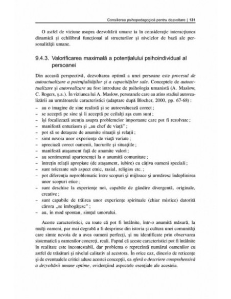 Consiliere psihopedagogică. Baze teoretice și sugestii practice (ediţia a II-a revăzută şi adăugită)