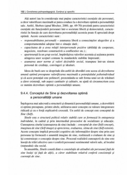 Consiliere psihopedagogică. Baze teoretice și sugestii practice (ediţia a II-a revăzută şi adăugită)