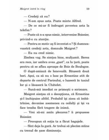 Maigret intră în ring