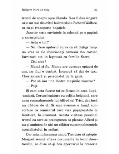 Maigret intră în ring