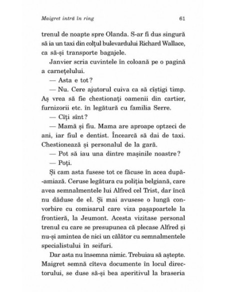 Maigret intră în ring