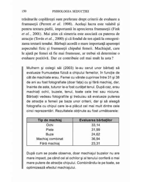 Psihologia seducţiei. 100 de experimente pentru înţelegerea comportamentului în dragoste