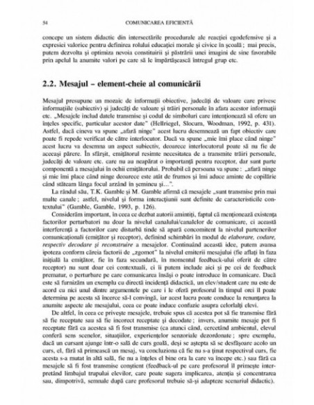 Comunicarea eficientă. Metode de interacțiune educațională