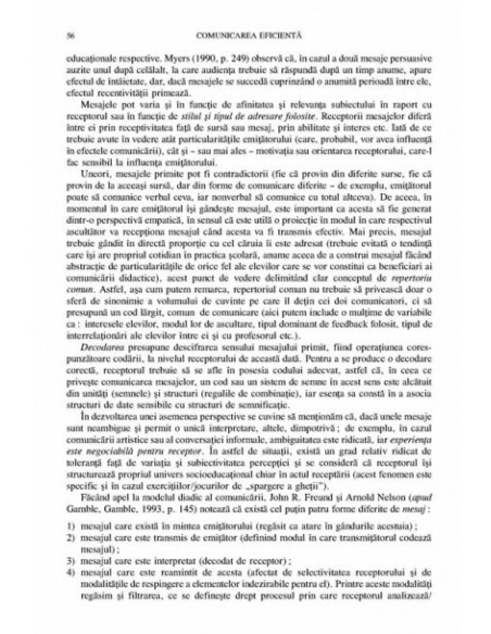 Comunicarea eficientă. Metode de interacțiune educațională