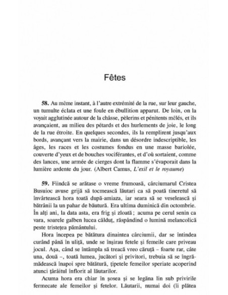 Exerciții de traducere franceză-română/română-franceză. Echivalențe bilingve