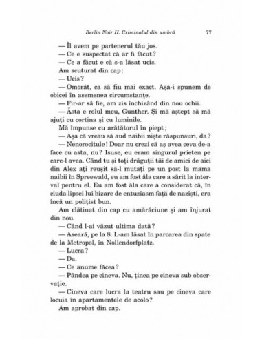 Berlin Noir II. Criminalul din umbră