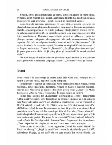 Textul literar în versuri. Compuneri...
