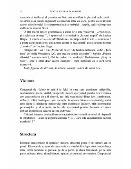 Textul literar în versuri. Compuneri şi teste