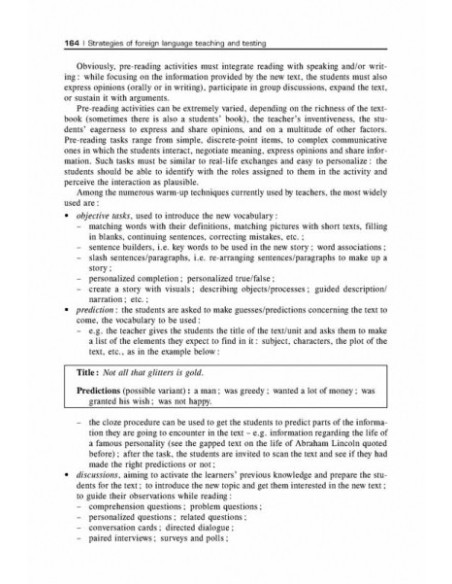 Metodica predării limbii engleze. Strategies of Teaching and Testing English as a Foreign Language (ediția a III-a revăzută și adăugită)