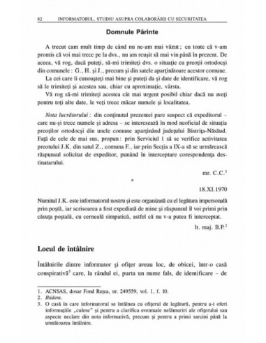 Informatorul. Studiu asupra...