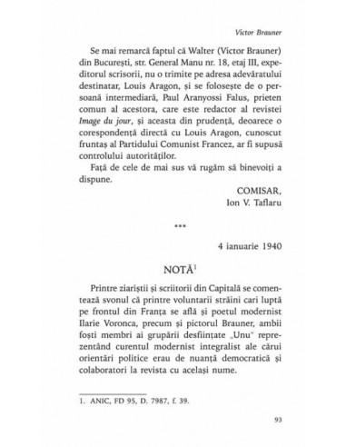 Avangarda româneasca în arhivele... Avangarda româneasca în arhivele...
