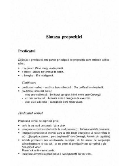 Limba română. Ghid pentru tezele semestriale