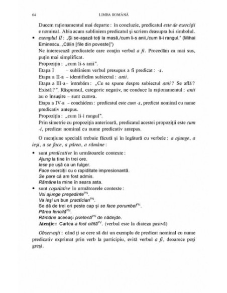 Limba română. Ghid pentru tezele semestriale