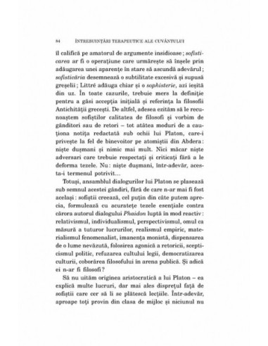 O contraistorie a filosofiei. Vol. I:...